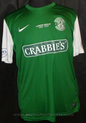 Hibernian Home football shirt 2013 - 2014