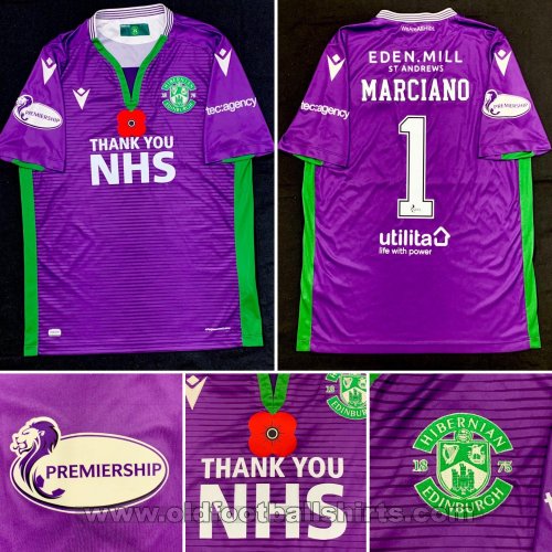 Hibernian Goalkeeper football shirt 2020 - 2021