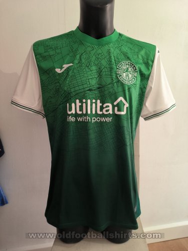 Hibernian Home חולצת כדורגל 2021 - 2022