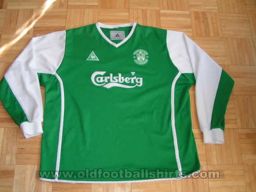 Hibernian Home football shirt 2002 - 2003