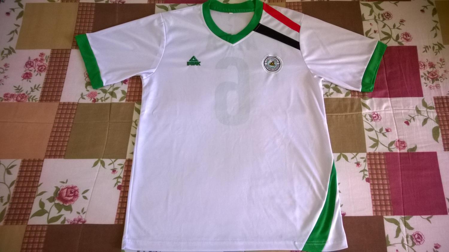 Iraq Sticker Football Iraq Home football shirt 2015 - 2016