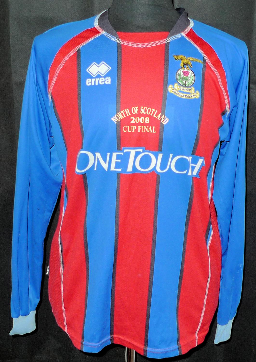 T-shirt de football neuf Inverness Caledonian Thistle FC Sub Design. Divers