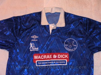 Inverness Caledonian Thistle Home football shirt 1990 - 1992