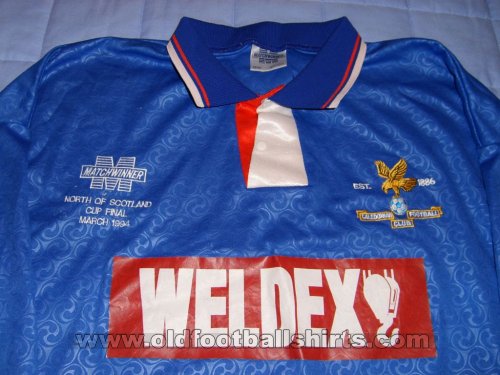 Inverness Caledonian Thistle Home football shirt 1993 - 1994