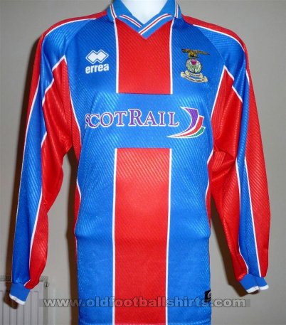 Inverness Caledonian Thistle Home football shirt 2000 - 2001