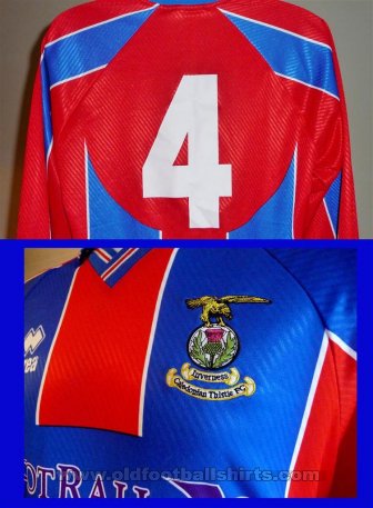 Inverness Caledonian Thistle Home football shirt 2000 - 2001