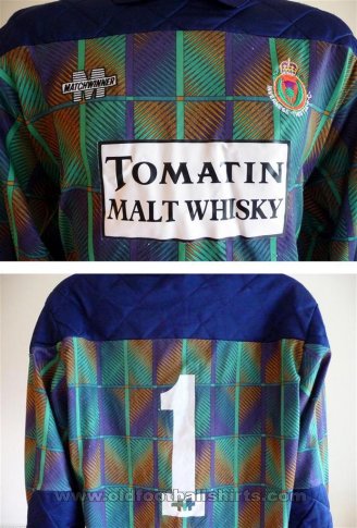 Inverness Caledonian Thistle Goalkeeper football shirt 1992 - 1994
