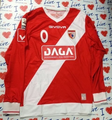 Mantova Home maglia di calcio 2013 2014.