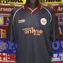 Kilmarnock Away football shirt 2000 - 2001 sponsored by Scotland Online