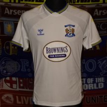 Kilmarnock Home football shirt 2020 - 2021 sponsored by Brownings The Bakers
