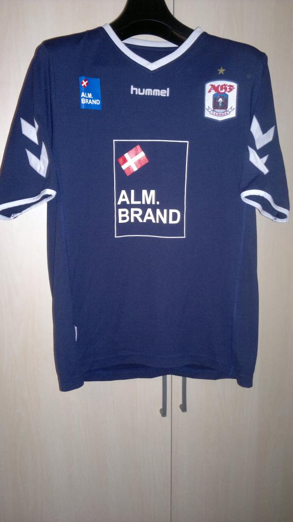AGF Aarhus Home Maillot de foot 2008 - 2009. Sponsored by Ceres