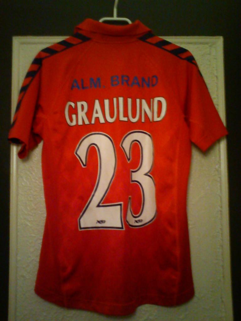 Maillot De Football Hummel AGF Aarhus 2005, Manches Longues, Rouge, Taille L