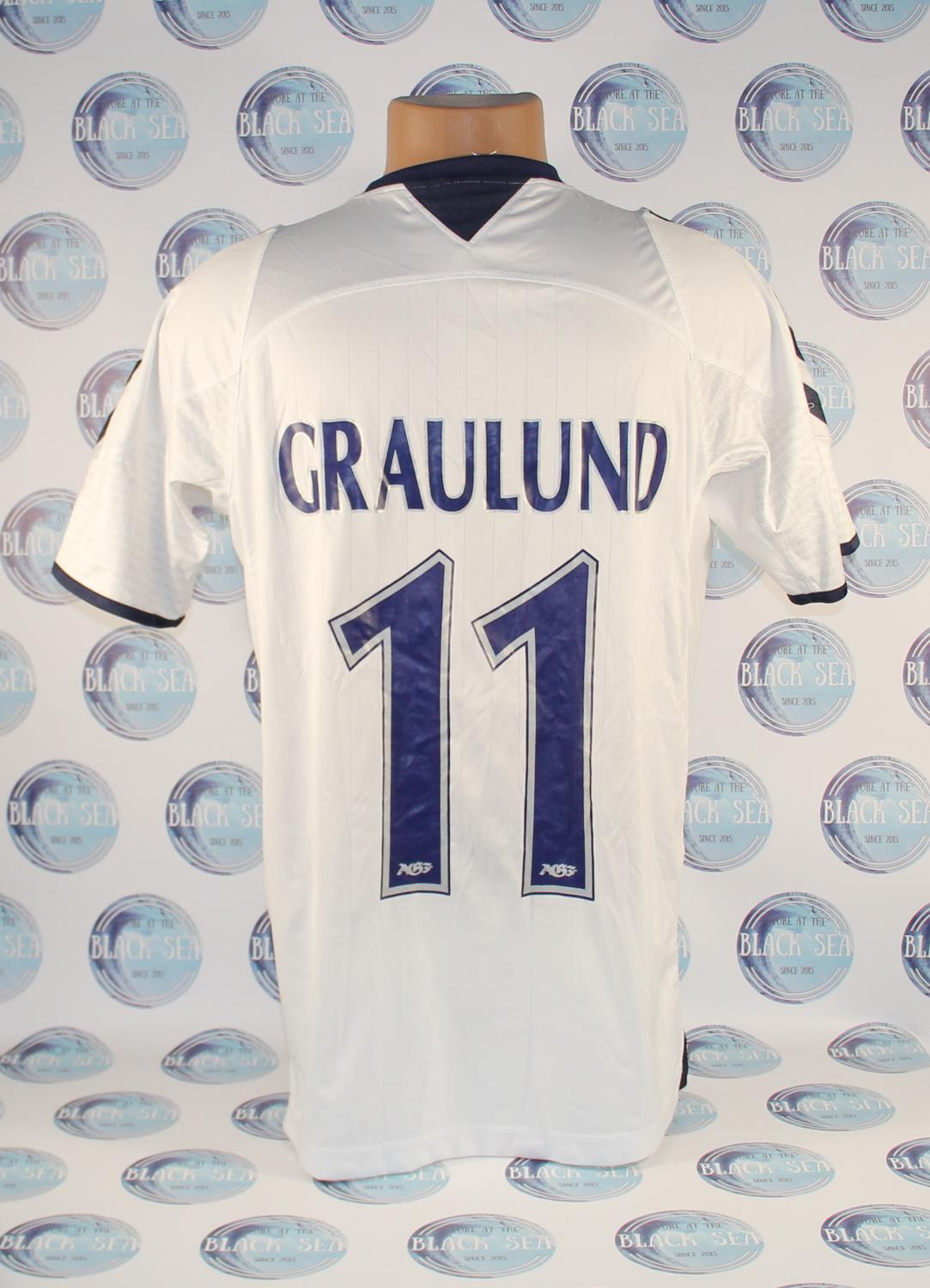 Maillot AGF Aarhus Domicile 2011-2012 Hummel - Bleu, Taille M, Numéro 10