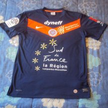Montpellier  Home football shirt 2011 - 2012 sponsored by Sud de France