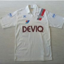 Montpellier  Home football shirt 1988 - 1989 sponsored by Deviq