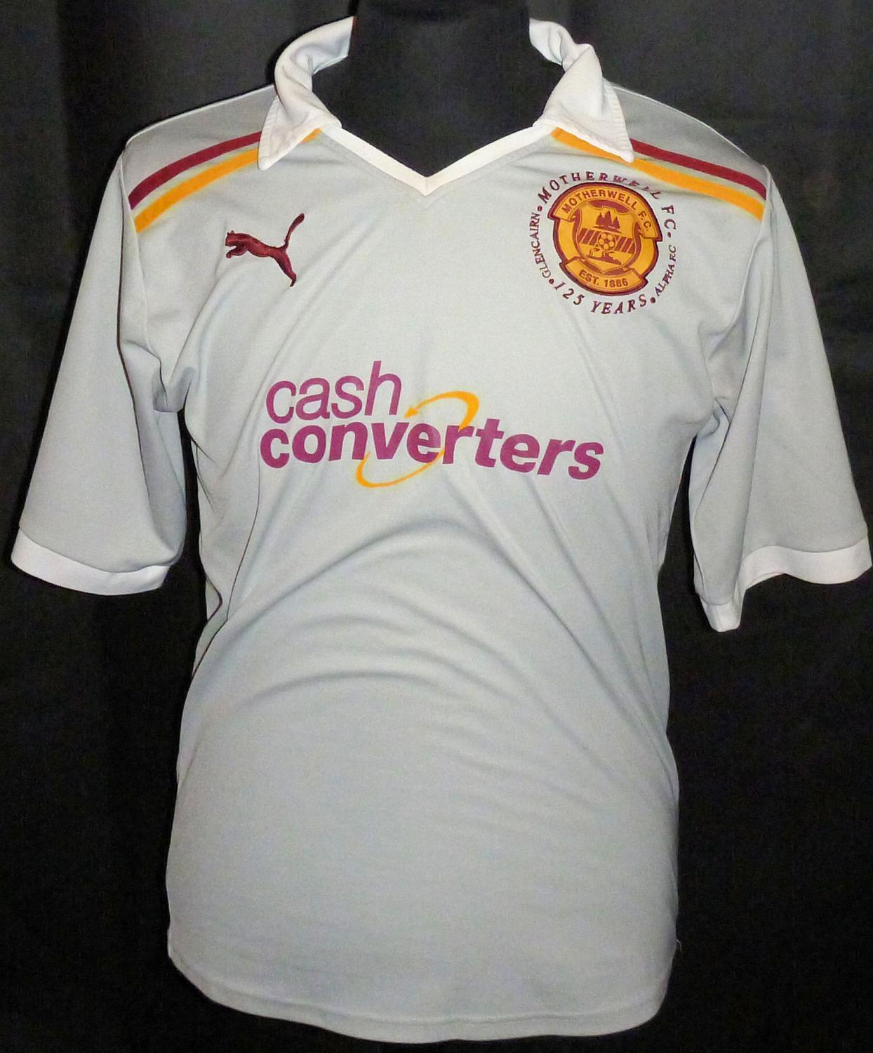 Maillot football vintage Motherwell FC 2017-2018 AWAY - Football Shirt