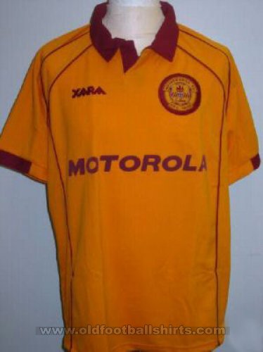Motherwell Home maglia di calcio 2000 - 2002