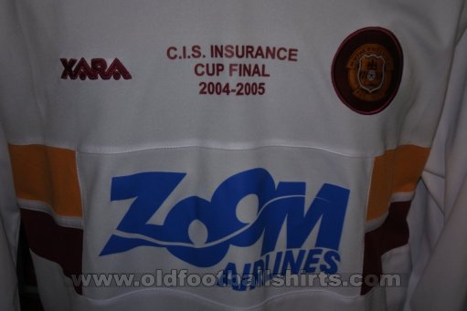 Motherwell Cup Shirt football shirt 2004 - 2005