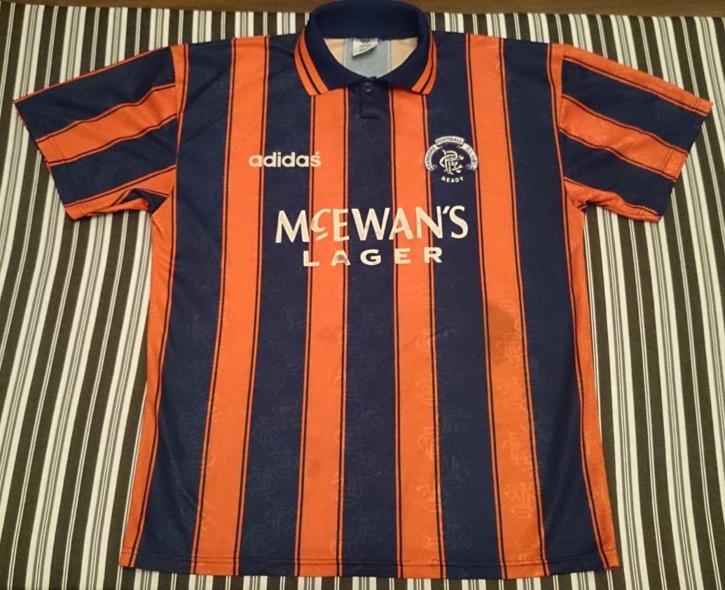 Rangers Maglia da trasferta maglia di calcio 1993 - 1994 ...