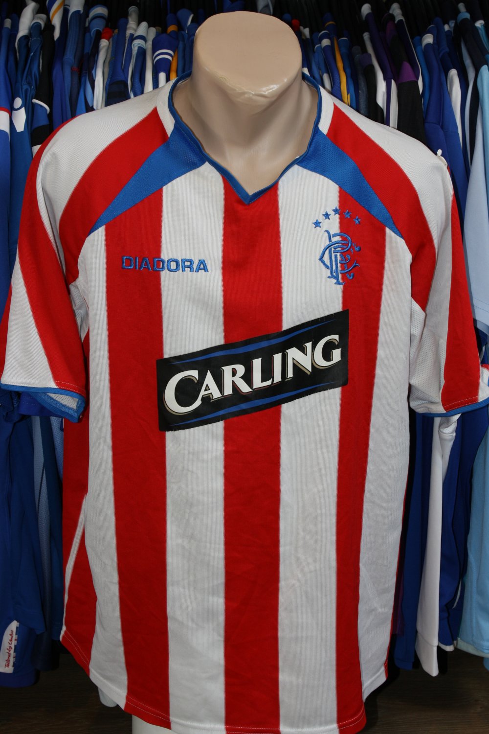 Rangers Away football shirt 2003 - 2004. Sponsored by Carling