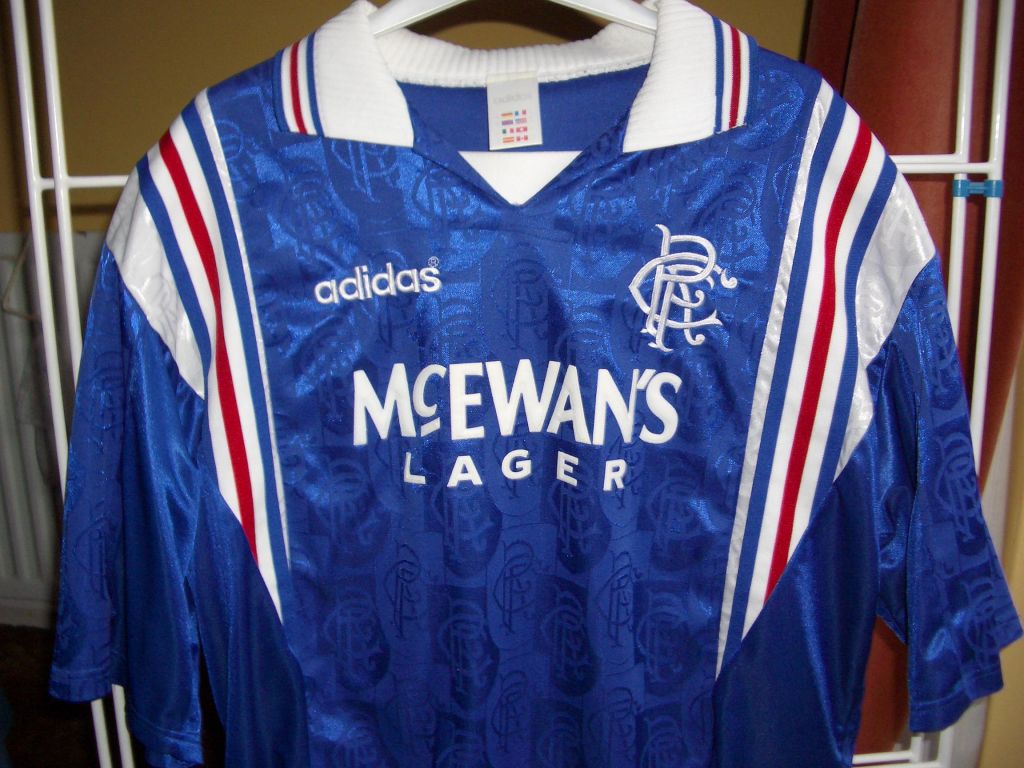 Memorabilia Football Shirts (Scottish Clubs) Glasgow Rangers 1996 Retro