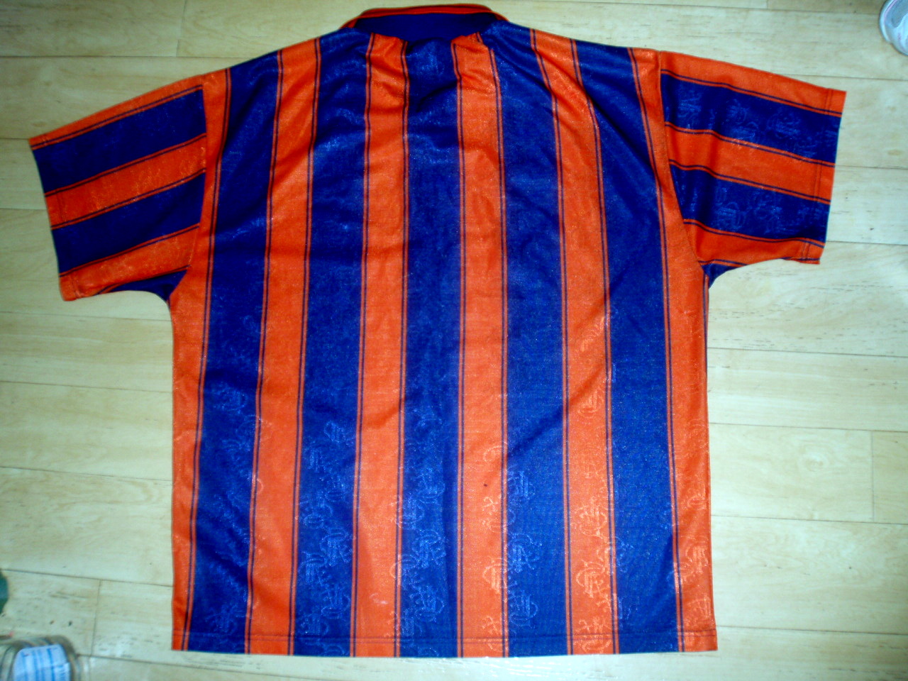 Rangers Away football shirt 1993 - 1994. Sponsored by McEwanâs
