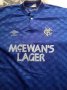Rangers Home football shirt 1987 - 1990