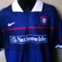 Rangers Home football shirt 1997 - 1999 sponsored by Nationwide