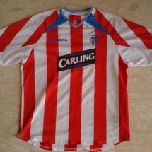 Rangers Home football shirt 2003 - 2004 sponsored by Carling