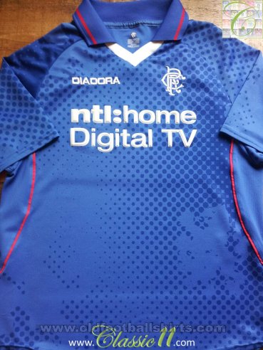 Rangers Home футболка 2002 - 2003