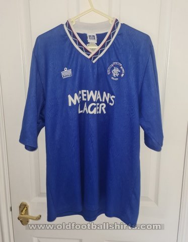 Rangers Home football shirt 1990 - 1992