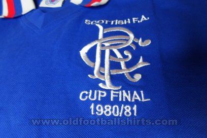 Rangers Retro Replicas football shirt 1980 - 1981
