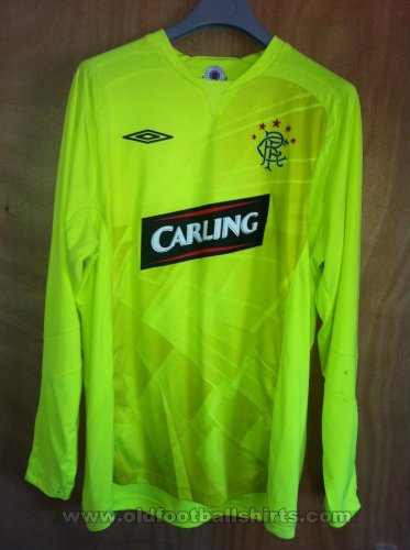 Rangers Goalkeeper football shirt 2008 - 2009