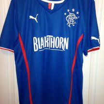 Rangers Home football shirt 2013 - 2014 sponsored by Blackthorn