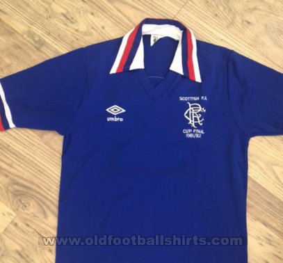 Rangers Cup Shirt football shirt 1978 - 1982