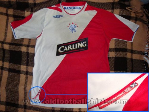 Rangers Away baju bolasepak 2006 - 2007