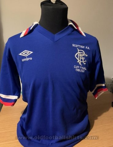 Rangers Home football shirt 1981 - 1982