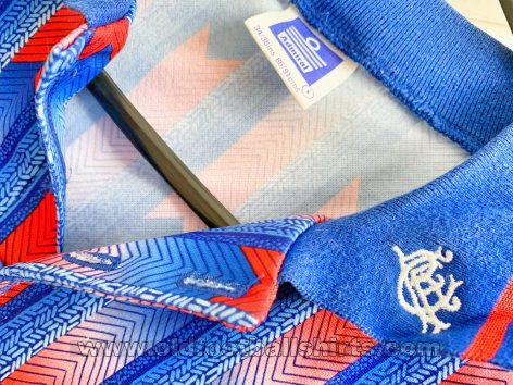 Rangers Training/Leisure football shirt 1990 - 1992