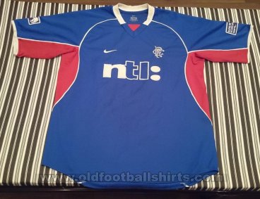 Rangers Home football shirt 2001 - 2002