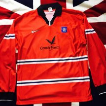 Rangers Home football shirt 1997 - 1998 sponsored by CenterParcs 