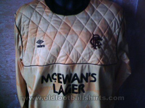 Rangers Goalkeeper football shirt 1988 - 1990