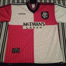 Rangers Away football shirt 1995 - 1996 sponsored by McEwan’s