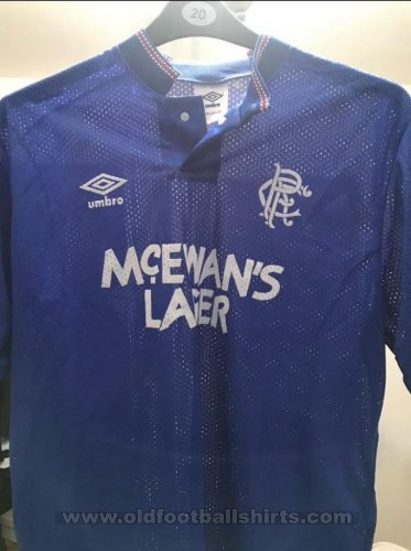 Rangers Home football shirt 1991