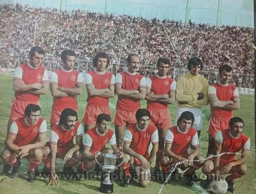 Persepolis Home maglia di calcio 1972 - 1973