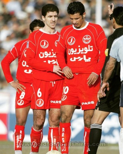 Persepolis Home Fußball-Trikots 2003 - 2004