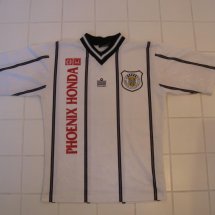 St Mirren Home football shirt 1996 - 1997 sponsored by Phoenix Honda