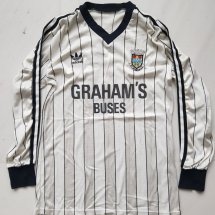 St Mirren Home football shirt 1984 - 1987 sponsored by Graham's Buses