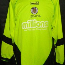 St Mirren Special football shirt 2002 sponsored by Millions Sweets