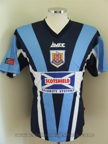 Airdrieonians F.C. Away football shirt 1999 - 2000