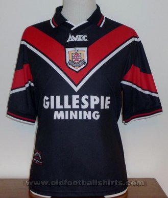 Airdrieonians F.C. Away football shirt 1998 - 1999
